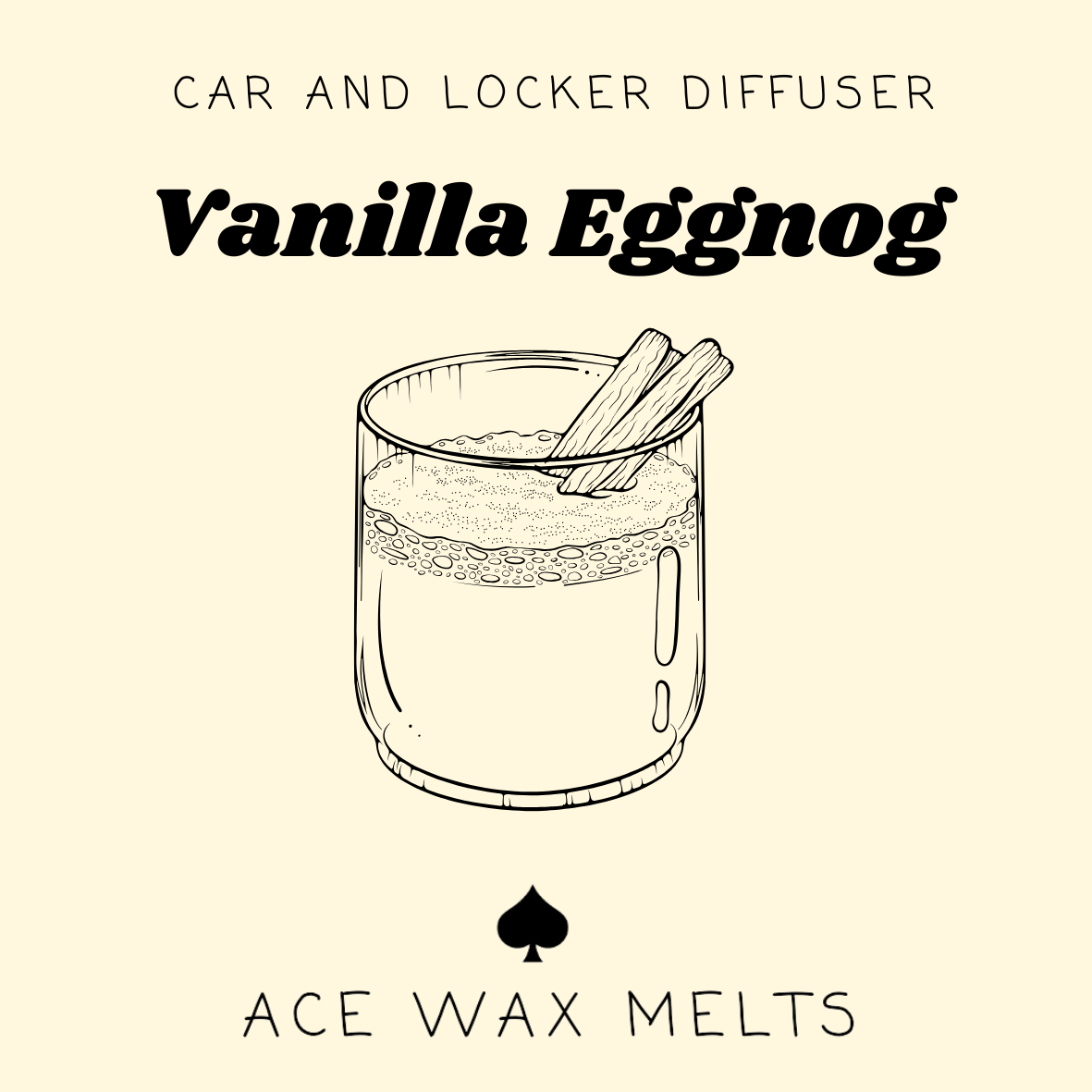 Vanilla Eggnog - Car & Locker Diffuser