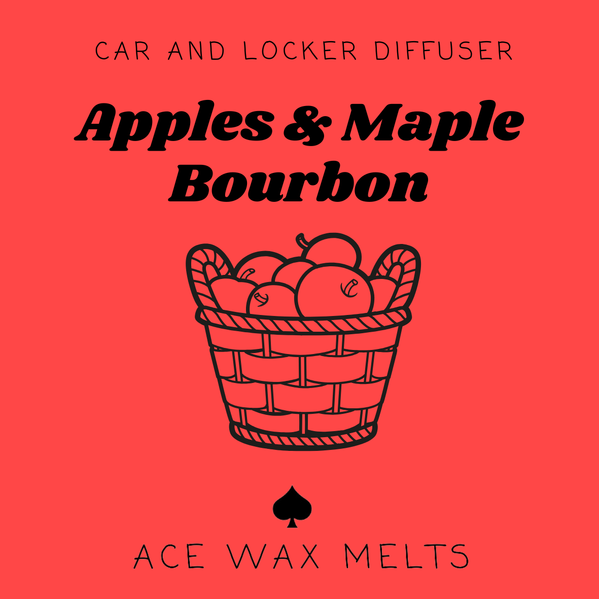 Apples & Maple Bourbon - Car & Locker Diffuser
