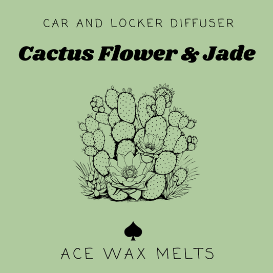 Cactus Flower & Jade - Car & Locker Diffuser