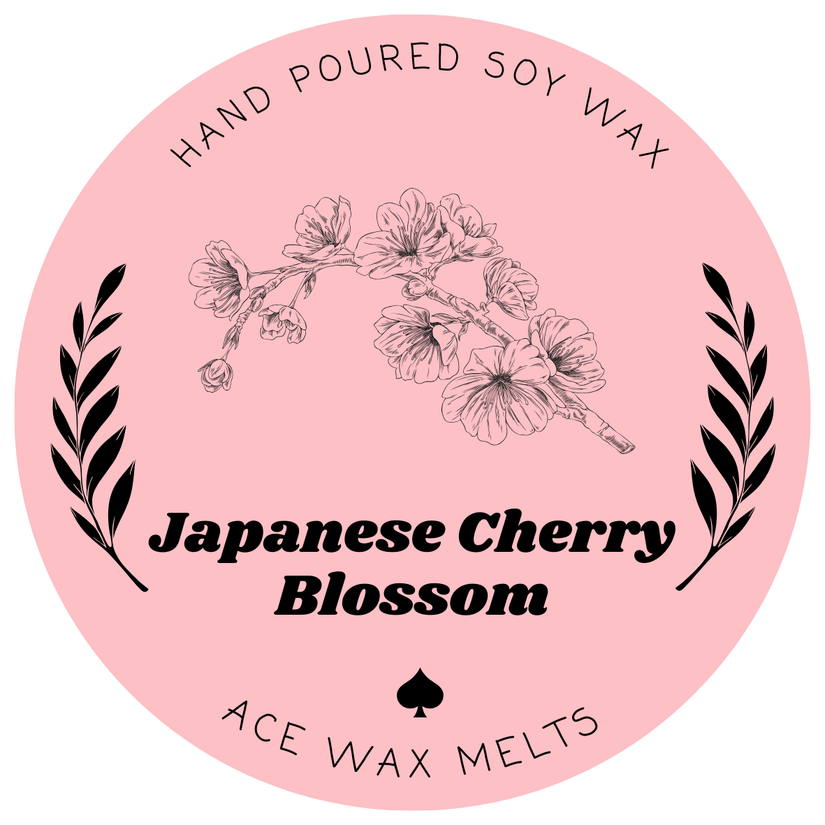 Japanese Cherry Blossom - Custom 7oz Glass Candle