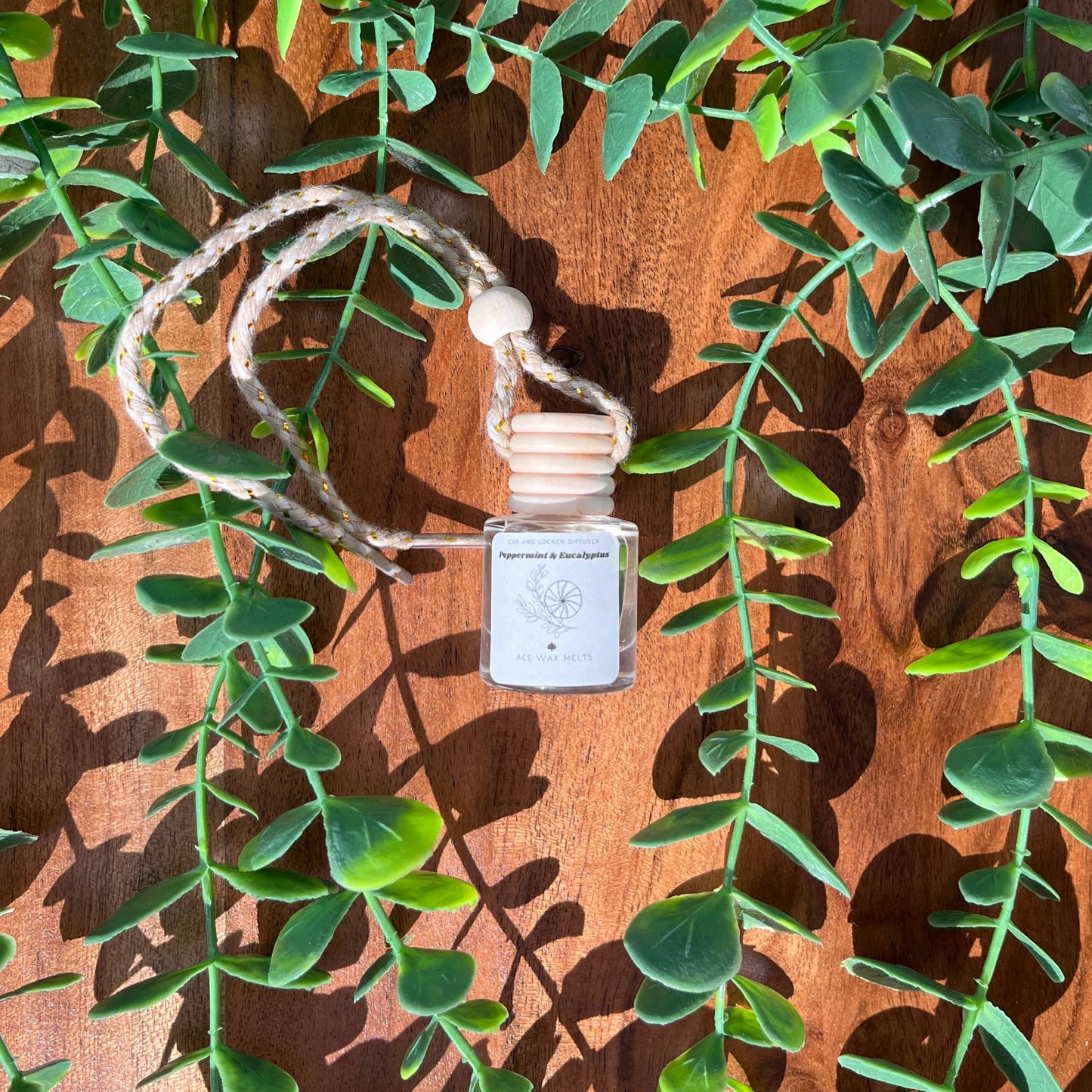 Peppermint & Eucalyptus -  Car and Locker Diffuser