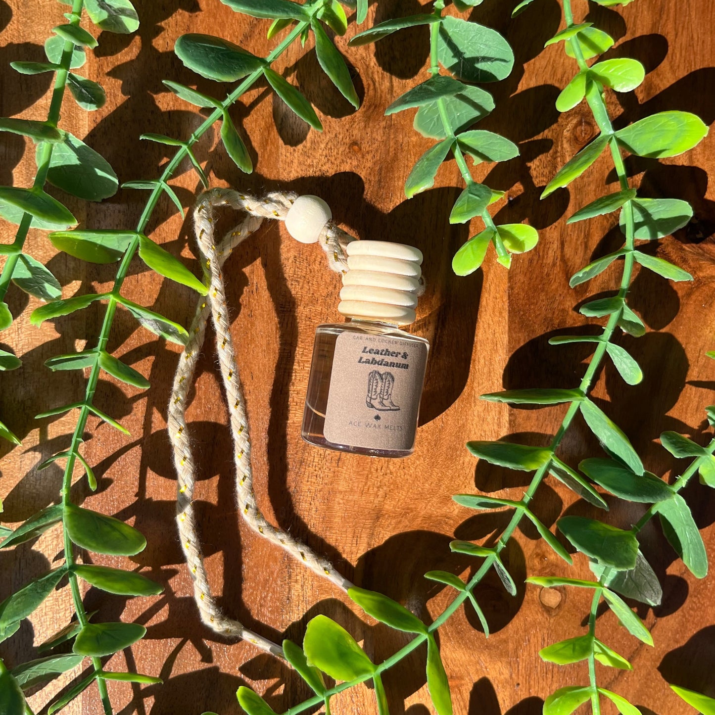 Leather & Labdanum - Car and Locker Diffuser