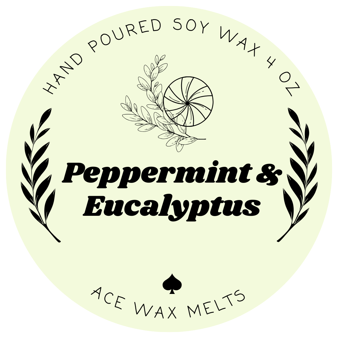 Peppermint & Eucalyptus - 4oz Candle