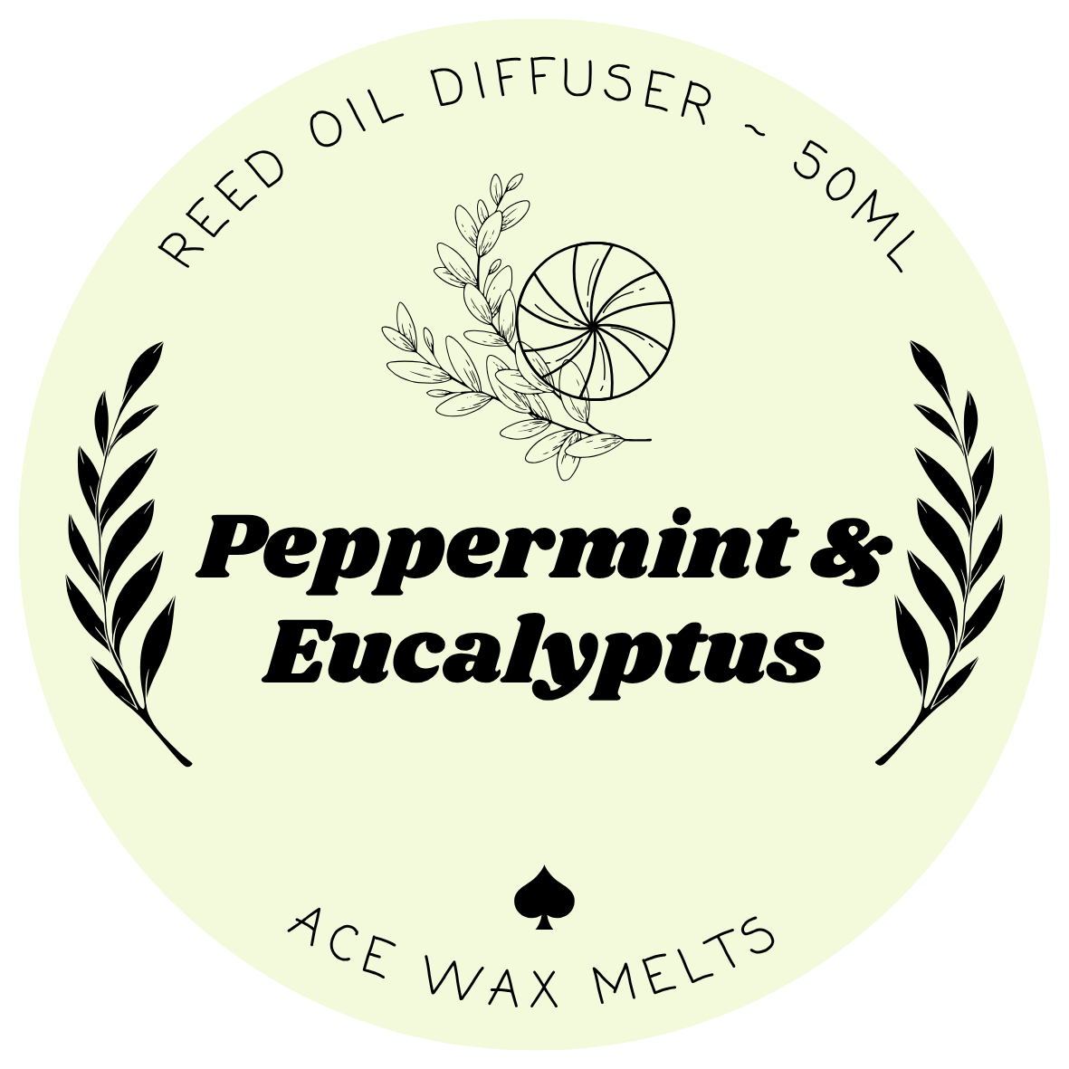 Peppermint & Eucalyptus - Reed Oil Diffuser