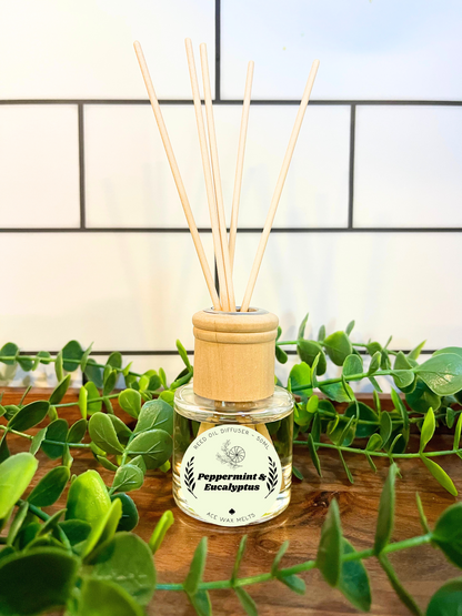 Peppermint & Eucalyptus - Reed Oil Diffuser
