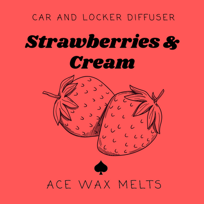 Strawberries & Cream - Car and Locker Diffuser
