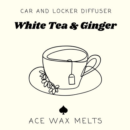 White Tea & Ginger - Car & Locker Oil Diffuser
