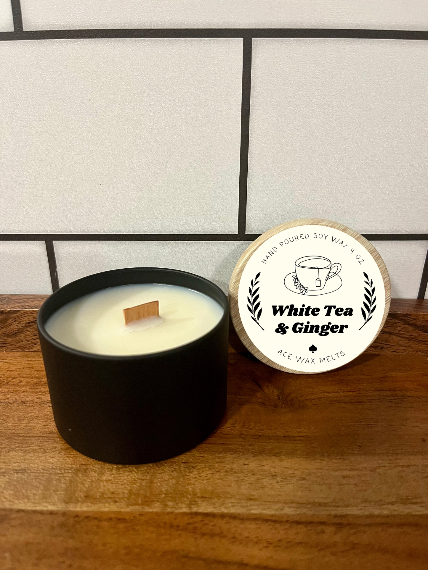 White Tea & Ginger - 4oz Candle