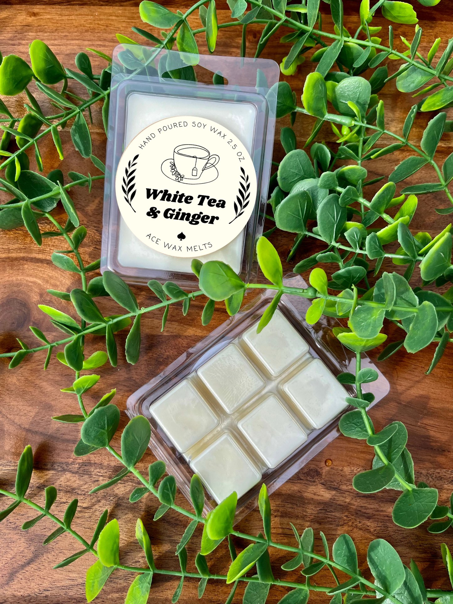 White Tea & Ginger - 2.5oz Wax Melts