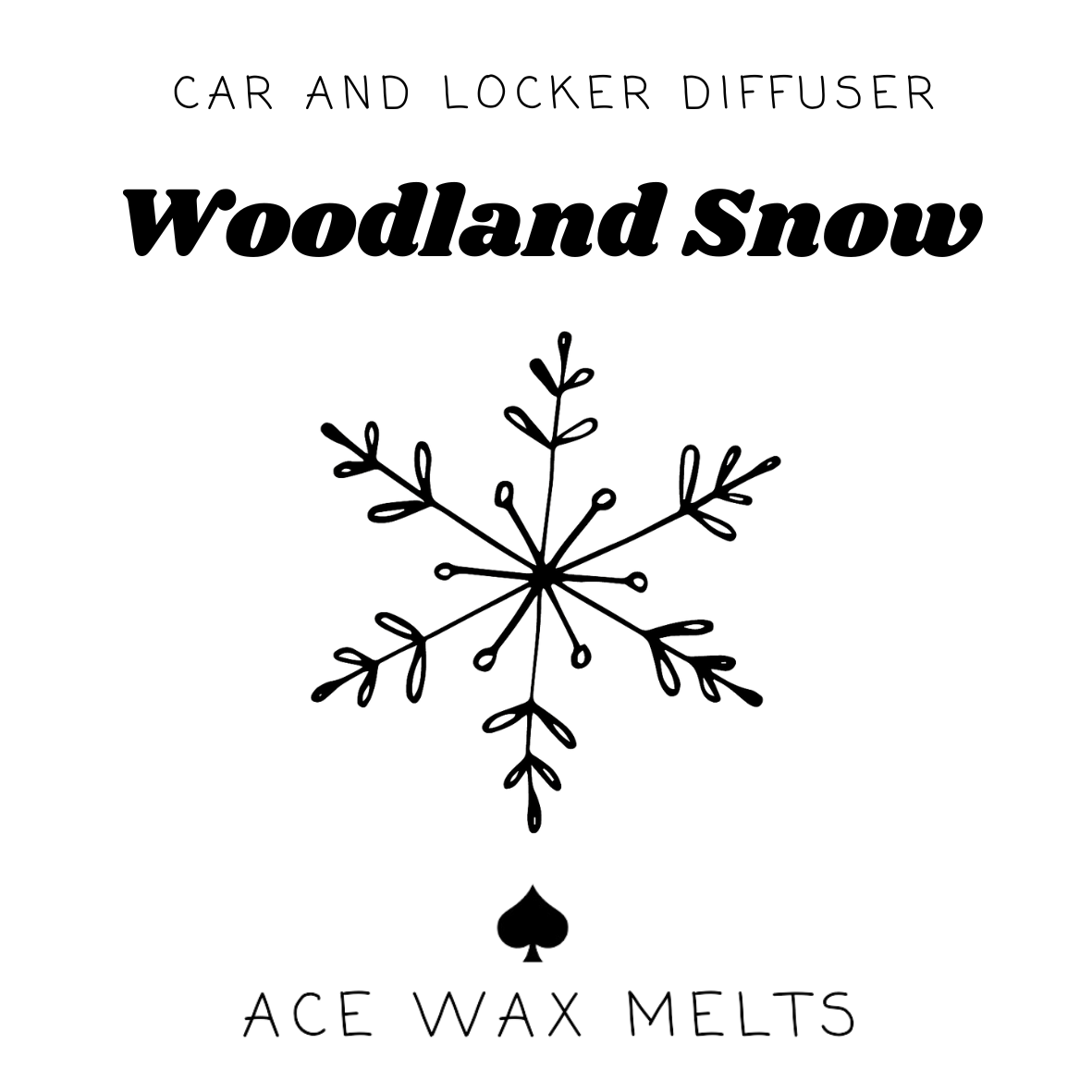 Woodland Snow - Car & Locker Diffuser
